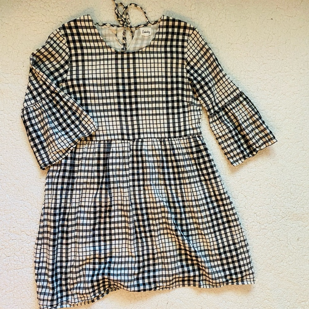 SOLD [downeast basics] b&w summer dress